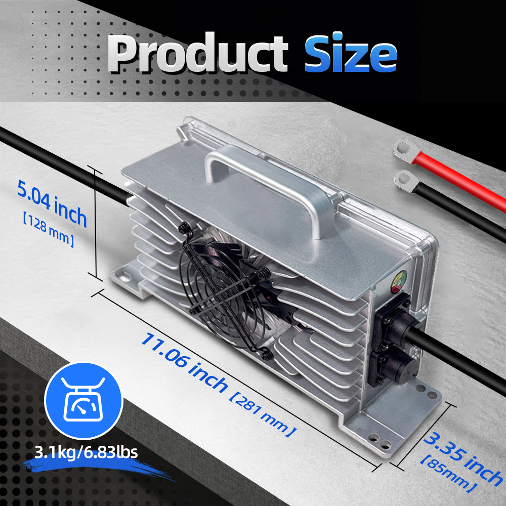 58.4V 15A Aluminum Shell LiFePO4 Battery Charger