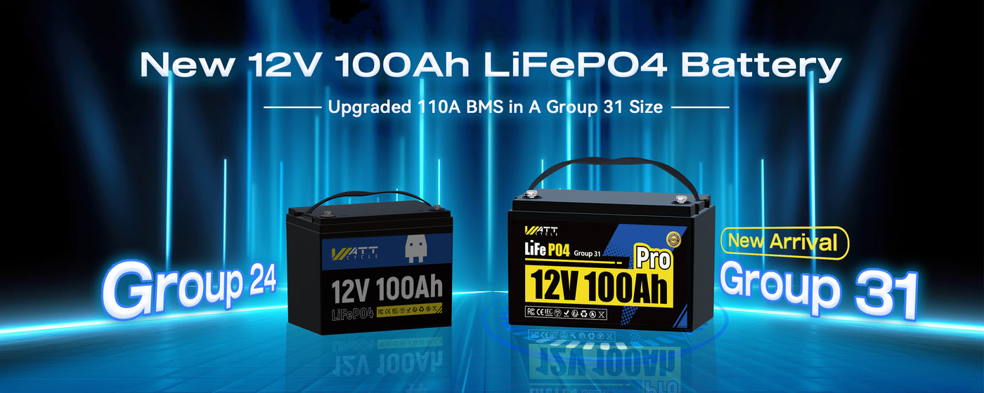 WattCycle Deep Cycle LiFePO4 Battery Power Your RV Boat WattCycle US