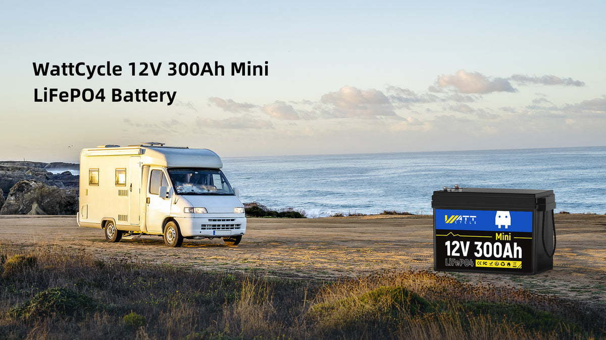WattCycle 12V 300Ah Mini LiFePO4 Battery WattcycleUS