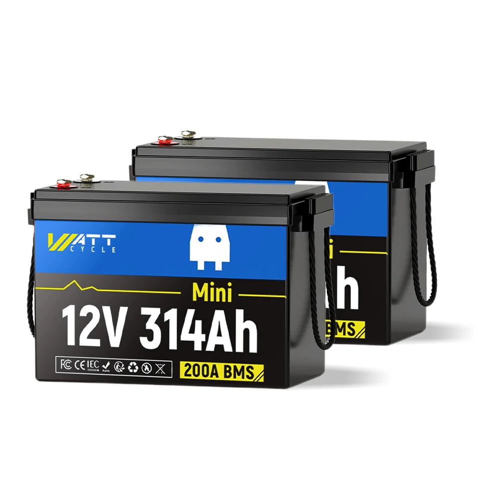 【Black Friday Early Access】Wattcycle 12V 314Ah Mini LiFePO4 Deep Cycle Battery