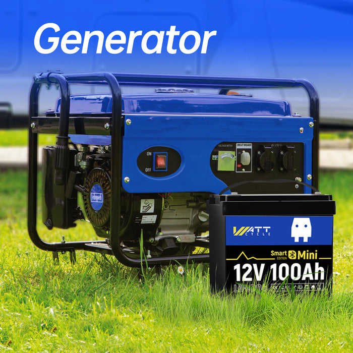 generator charge to wattcycle 12v 100AH battery