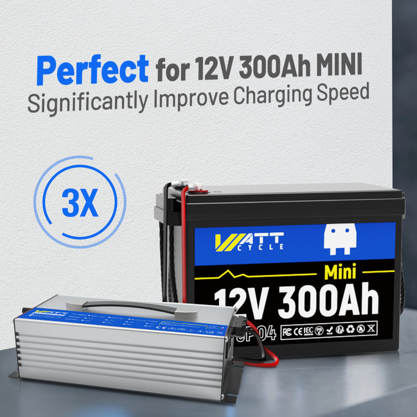 14.6V 60A AC to DC Aluminum Shell LiFePO4 Battery Charger