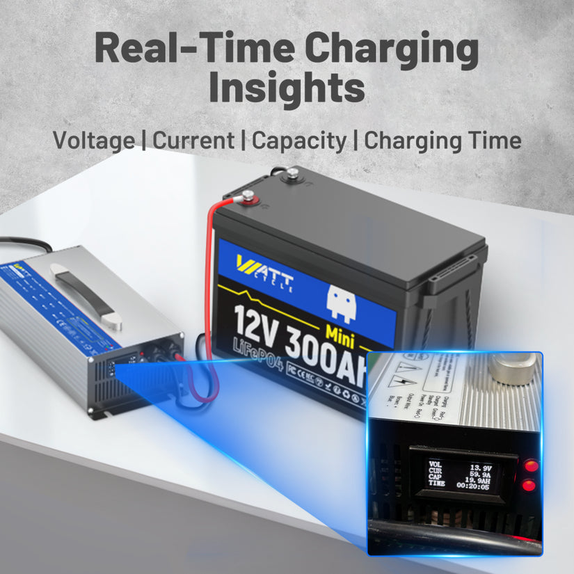 14.6V 60A AC to DC Aluminum Shell LiFePO4 Battery Charger
