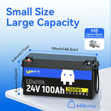 24V 100Ah LiFePO4 Battery