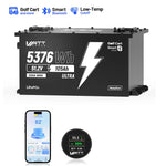 [Free Monitor] Wattcycle 48V 105Ah Golf Cart Bluetooth LiFePO₄ Lithium Battery – 250A BMS for High Torque & Hills