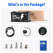 [Free Monitor] Wattcycle 48V 105Ah Golf Cart Bluetooth LiFePO₄ Lithium Battery – 250A BMS for High Torque & Hills