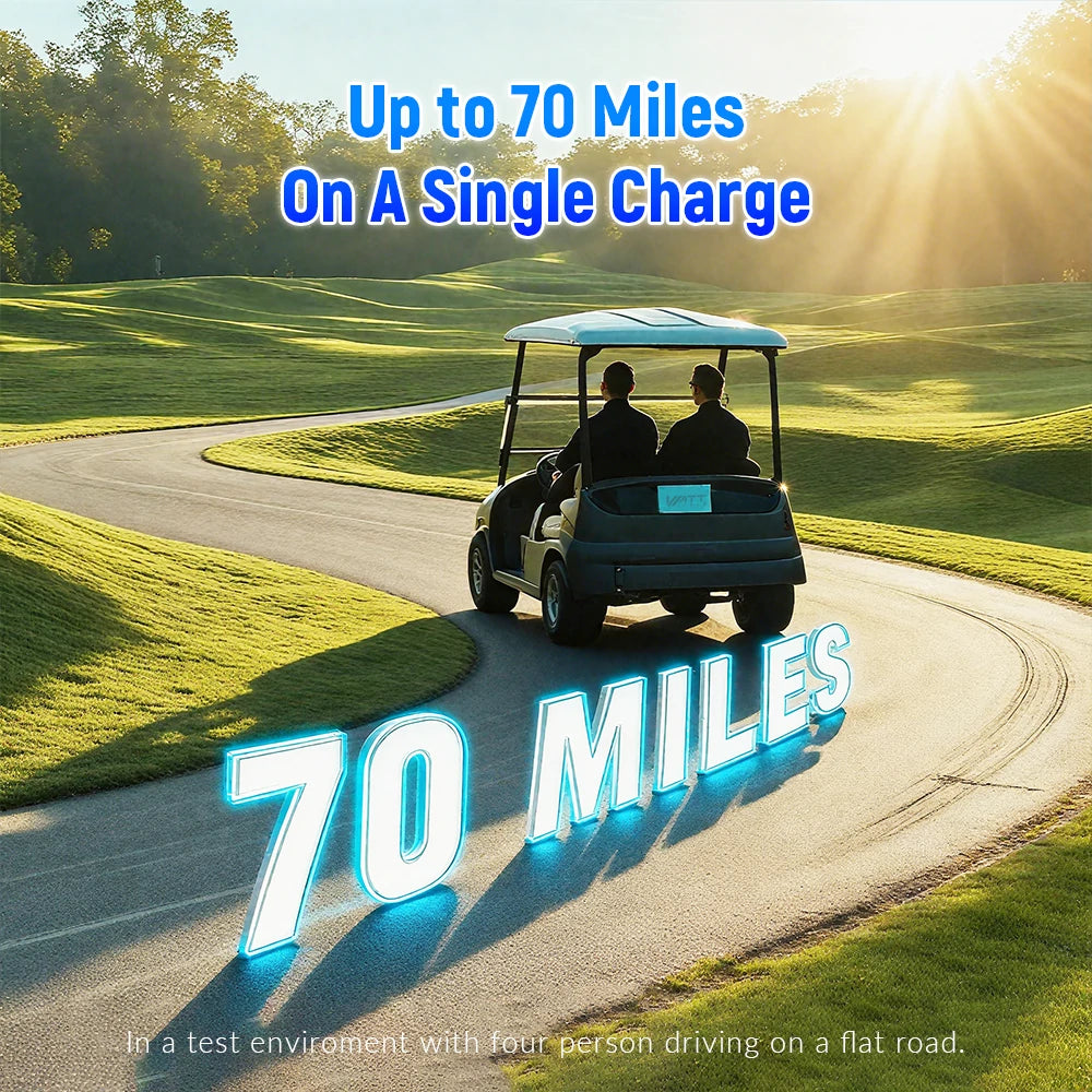 48V 105Ah 250A BMS Golf Cart Battery with Bluetooth