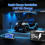 [Free Monitor] Wattcycle 48V 105Ah Golf Cart Bluetooth LiFePO₄ Lithium Battery – 250A BMS for High Torque & Hills