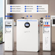 WattCycle 51.2V 628Ah 32kWh Smart LiFePO4 Solar Home Energy Storage System - Active Balancing