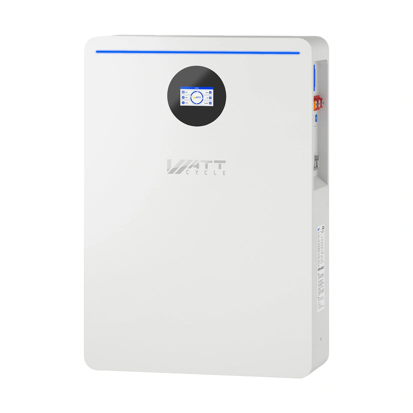 WattCycle 51.2V 628Ah 32kWh Smart LiFePO4 Solar Home Energy Storage System - Active Balancing