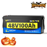 【🎃Halloween Treat】48V 100Ah 200A BMS Golf Cart Battery with Bluetooth