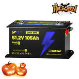 【🎃Halloween Treat】48V 105Ah 200A BMS Golf Cart Battery with Bluetooth