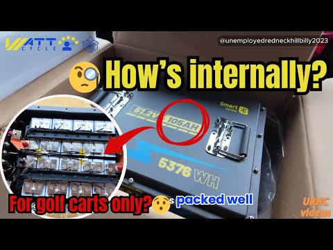 48V 105Ah Golf Cart Battery with Bluetooth Kit