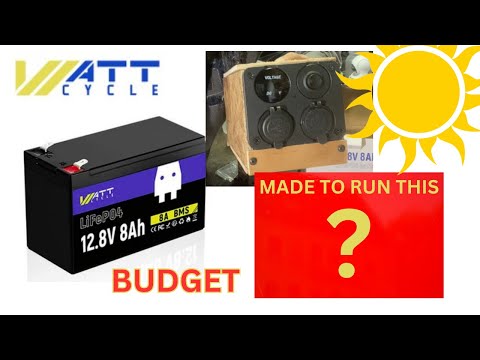 12V 8Ah LiFePO4 Battery Kit