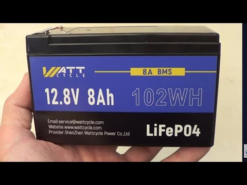 12V 8Ah LiFePO4 Battery
