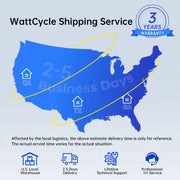 WattCycle 12V 50Ah LiFePO4 Battery for Fish Finder, LiveScope & Kayak Fishing